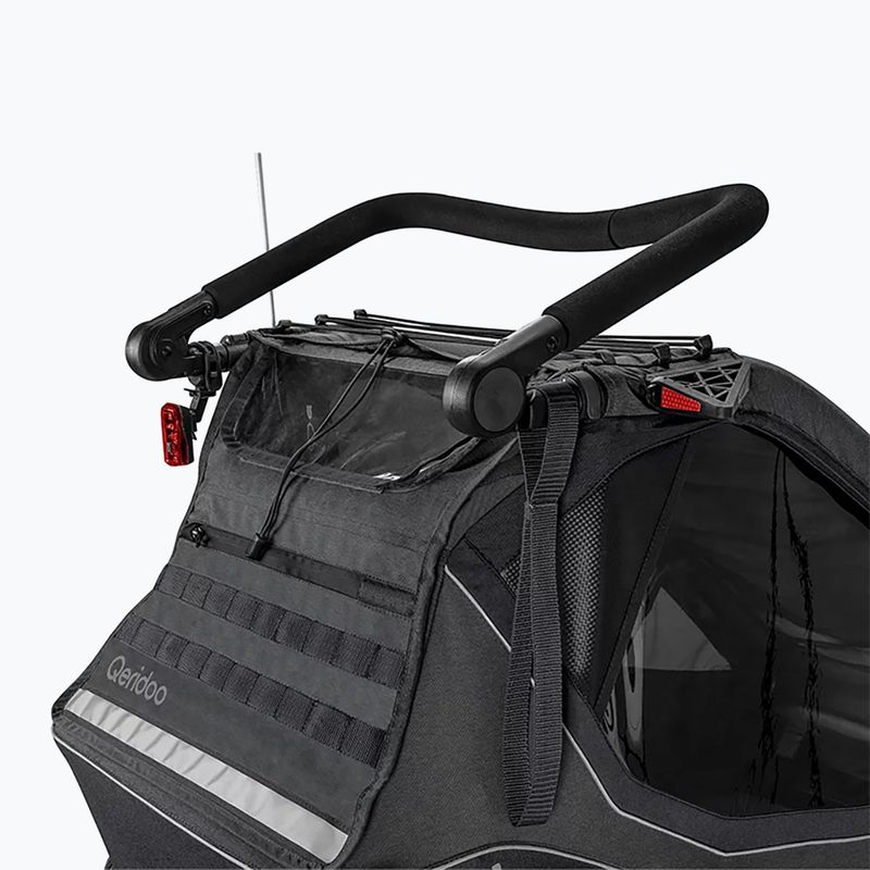 Ремарке за велосипед Qeridoo Kidgoo 1 dark steel grey 6