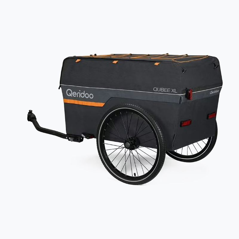 Ремарке за велосипед Qeridoo Qubee XL сиво 3