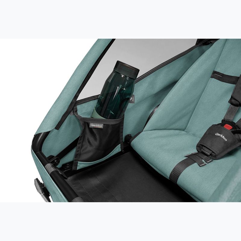 Велосипедно ремарке Qeridoo Qupa 1 mineral blue 11