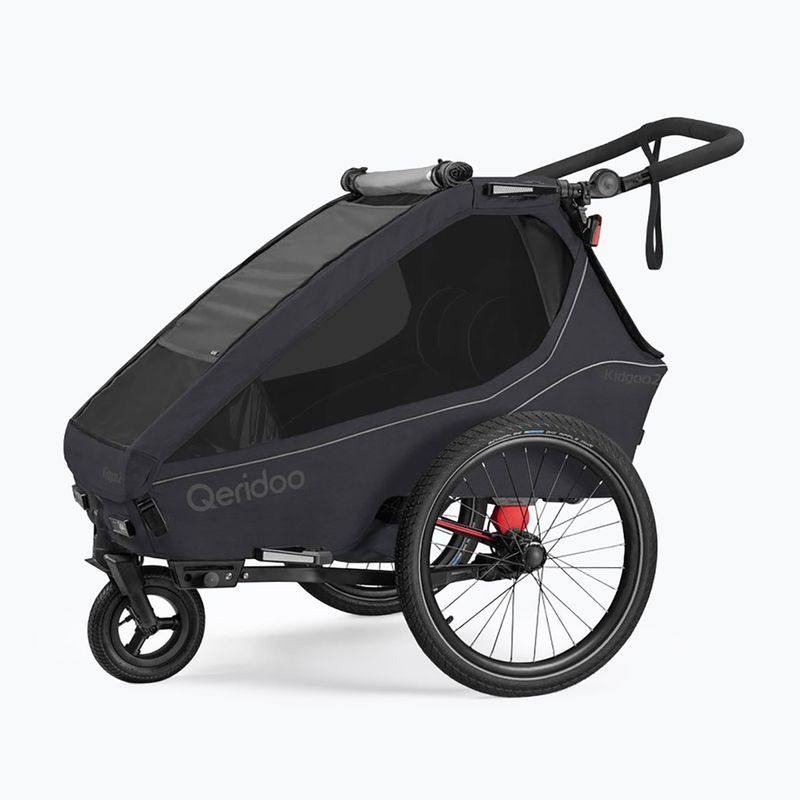 Велосипедно ремарке Qeridoo Kidgoo 2 phantom grey