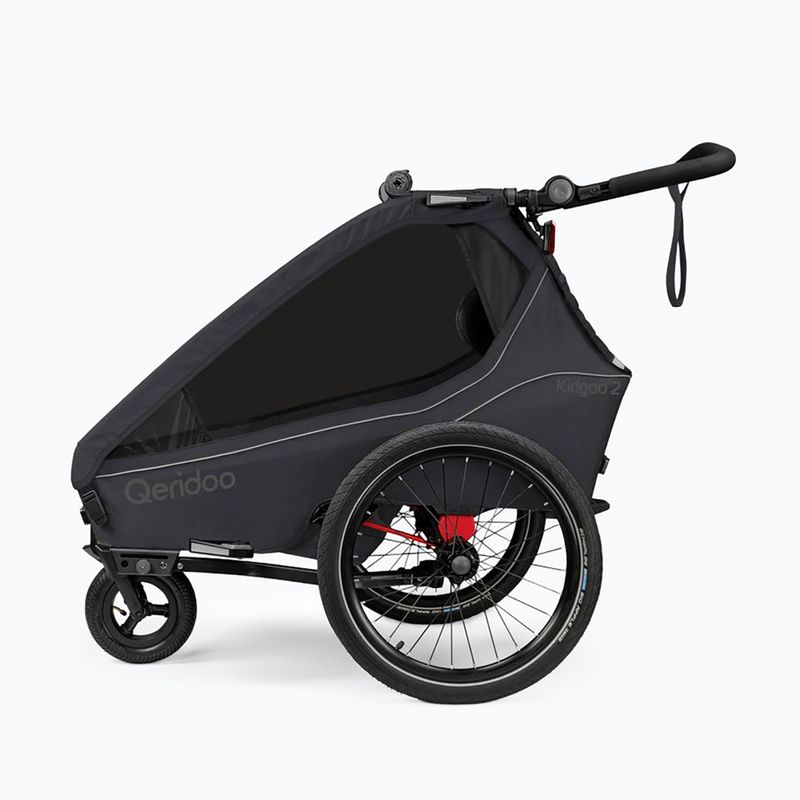 Велосипедно ремарке Qeridoo Kidgoo 2 phantom grey 2