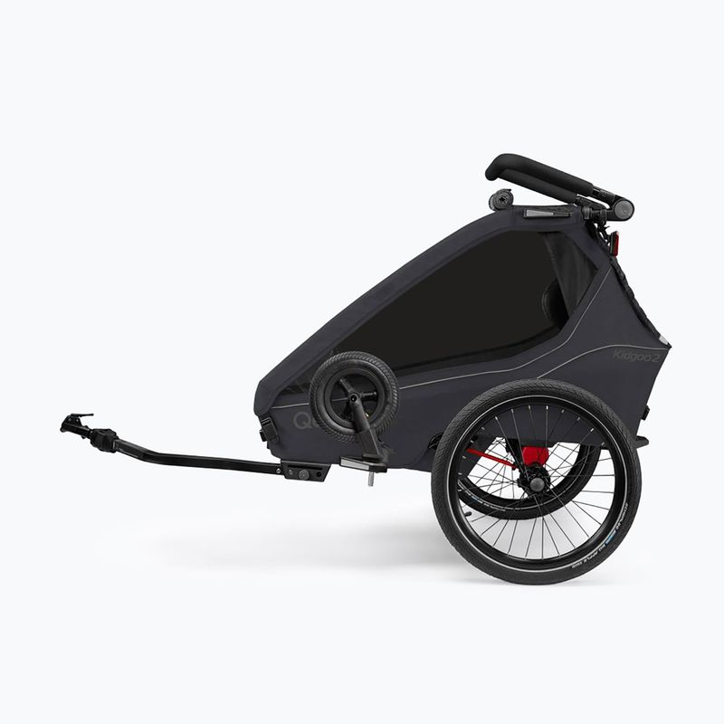 Велосипедно ремарке Qeridoo Kidgoo 2 phantom grey 3