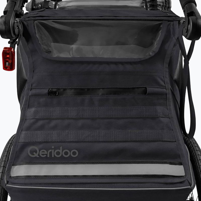 Велосипедно ремарке Qeridoo Kidgoo 2 phantom grey 6