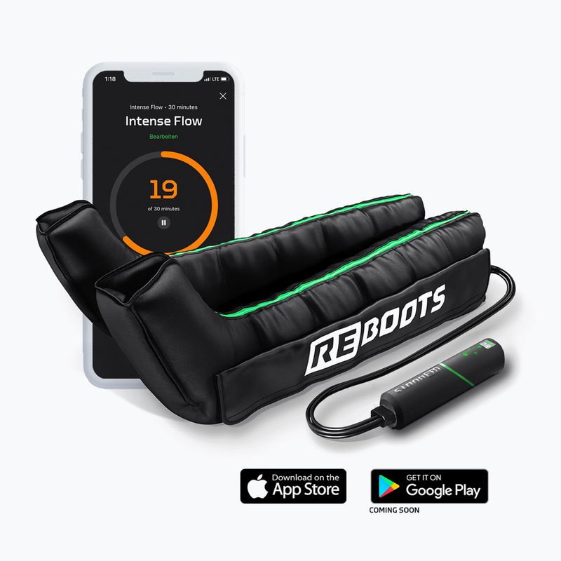 Маншони за лимфен дренаж REBOOTS Go Lite black/white/green 2