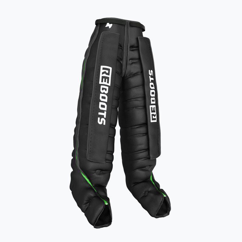 Маншони за лимфен дренаж REBOOTS Go Lite Recovery Pants 2.0 2025 Edition black/white/green 6