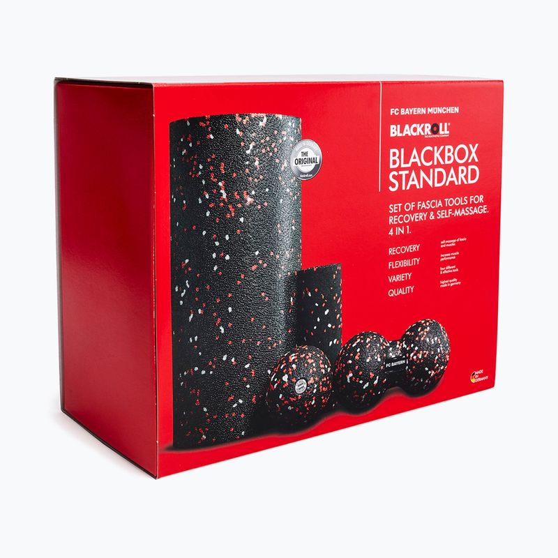 Комплект за масаж BLACKROLL FC Bayern München Blackbox Standard black/white/red 2