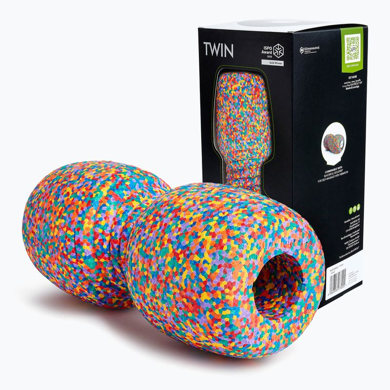 Масажен ролер BLACKROLL Twin rainbow 2