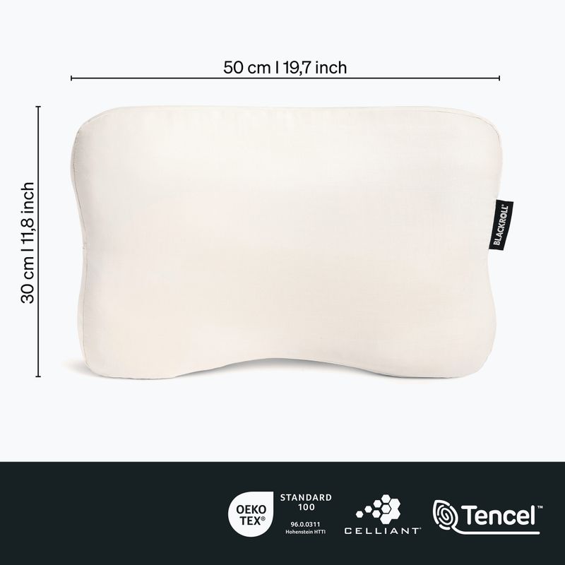 Калъфка за възглавница BLACKROLL Premium Comfort Pillow off white 3