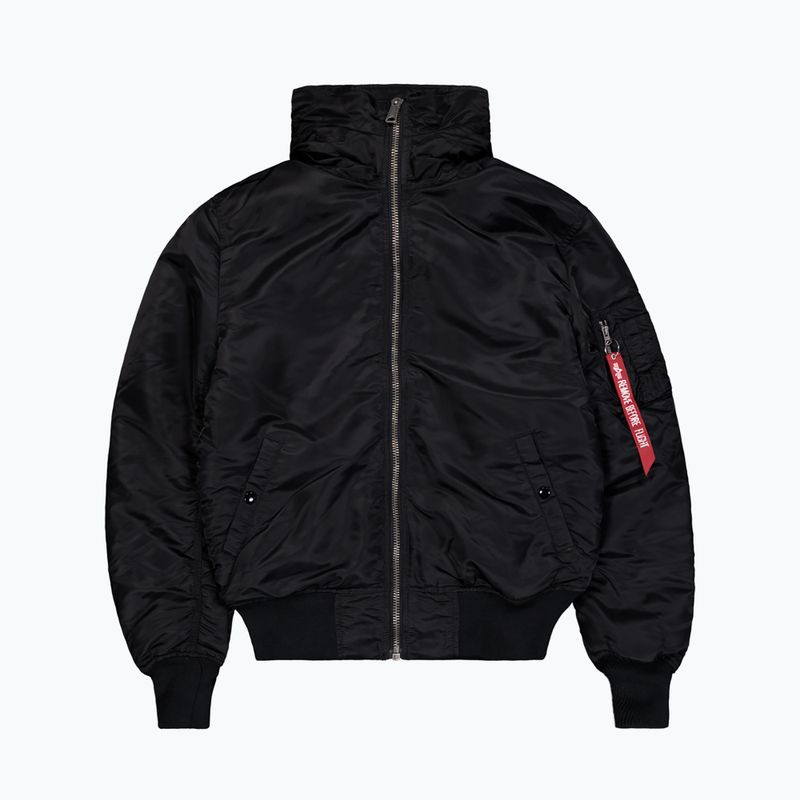 Мъжко яке Alpha Industries MA-1 Bomber с качулка черно 6