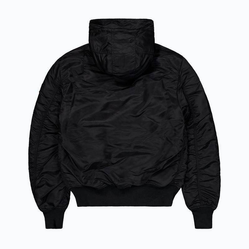 Мъжко яке Alpha Industries MA-1 Bomber с качулка черно 7