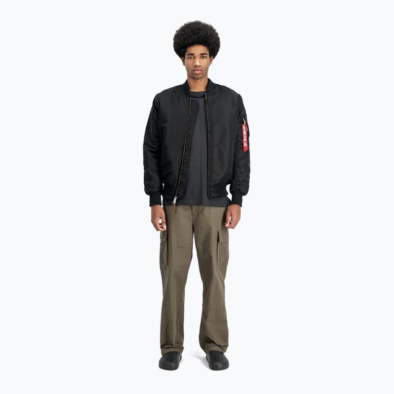 Мъжко яке Alpha Industries MA-1 VF 59 Long Vintage Fit черно 2