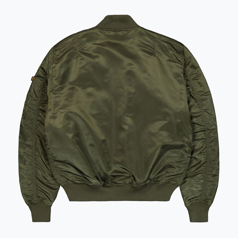 Alpha Industries MA-1 VF 59 Vintage Fit бомбардировач тъмно зелено мъжко яке 7