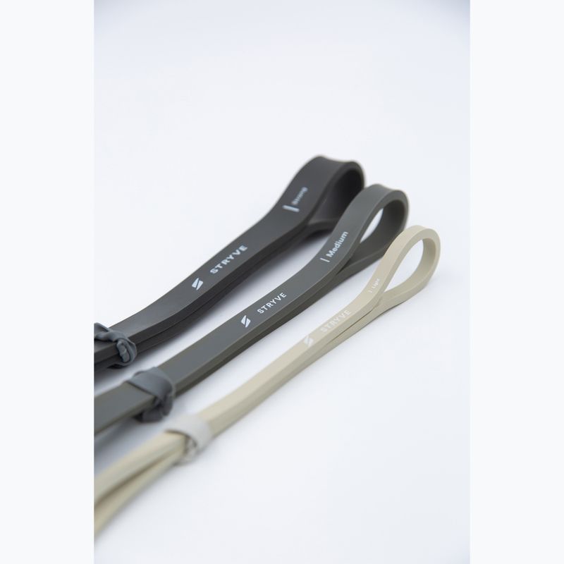 Комплект ластици за съпротивление STRYVE Power Band 3 pack blackgrey/beige 2