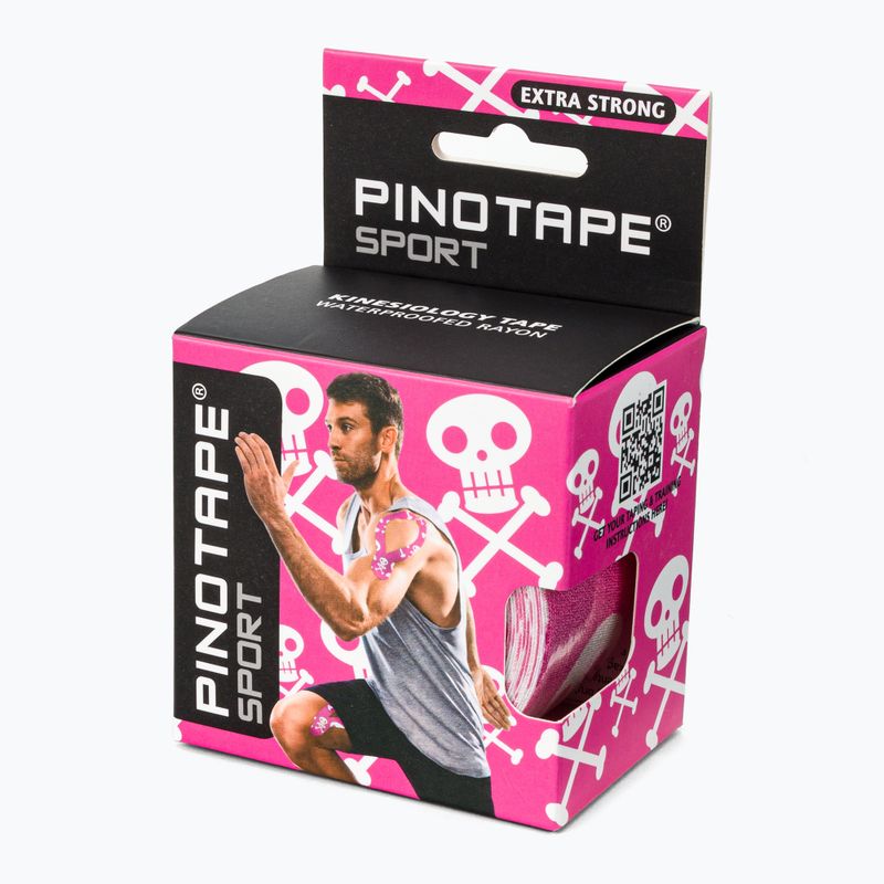 PinoTape Prosport кинезиотейп розов 45158