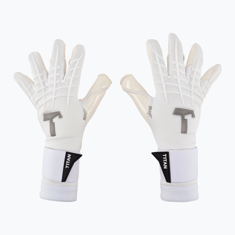 T1TAN Beast 3.0 Вратарски ръкавици бели