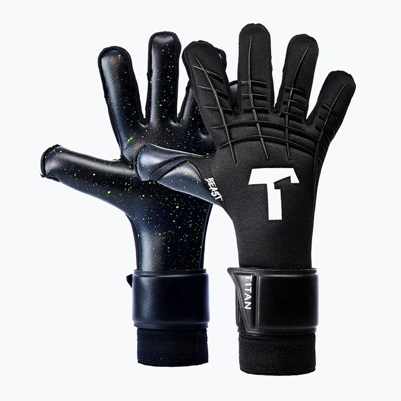 Вратарски ръкавици T1TAN Black Beast 3.0 black