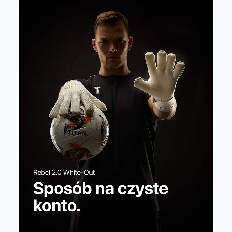 T1TAN Rebel 2.0 Вратарски ръкавици White-Out white 6