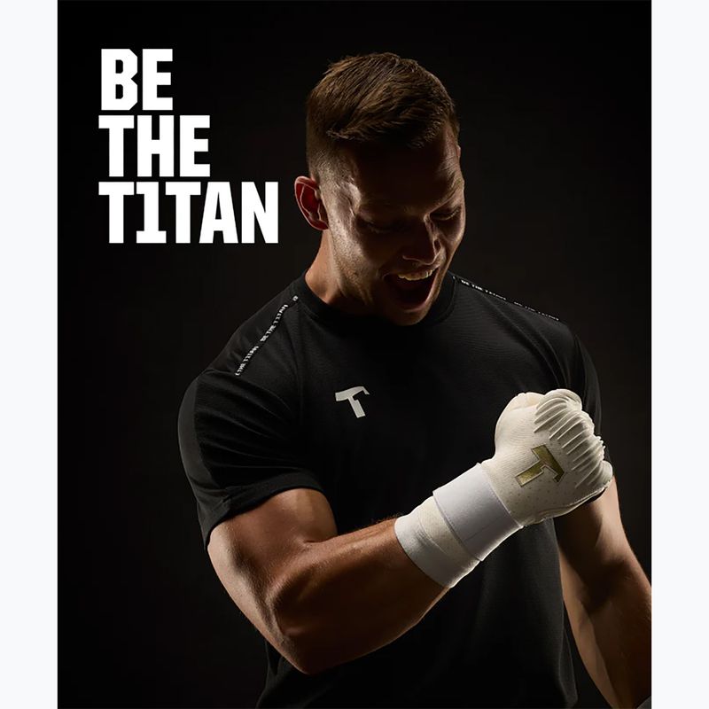 T1TAN Rebel 2.0 White-Out FP бели вратарски ръкавици 10