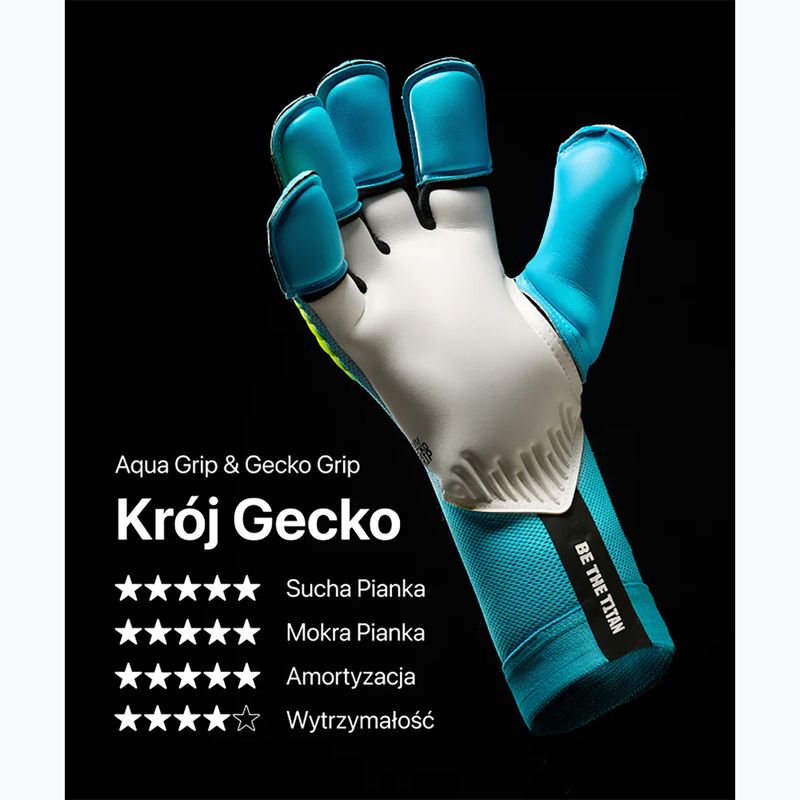 T1TAN Rebel 2.0 Вратарски ръкавици Sky Blue 4