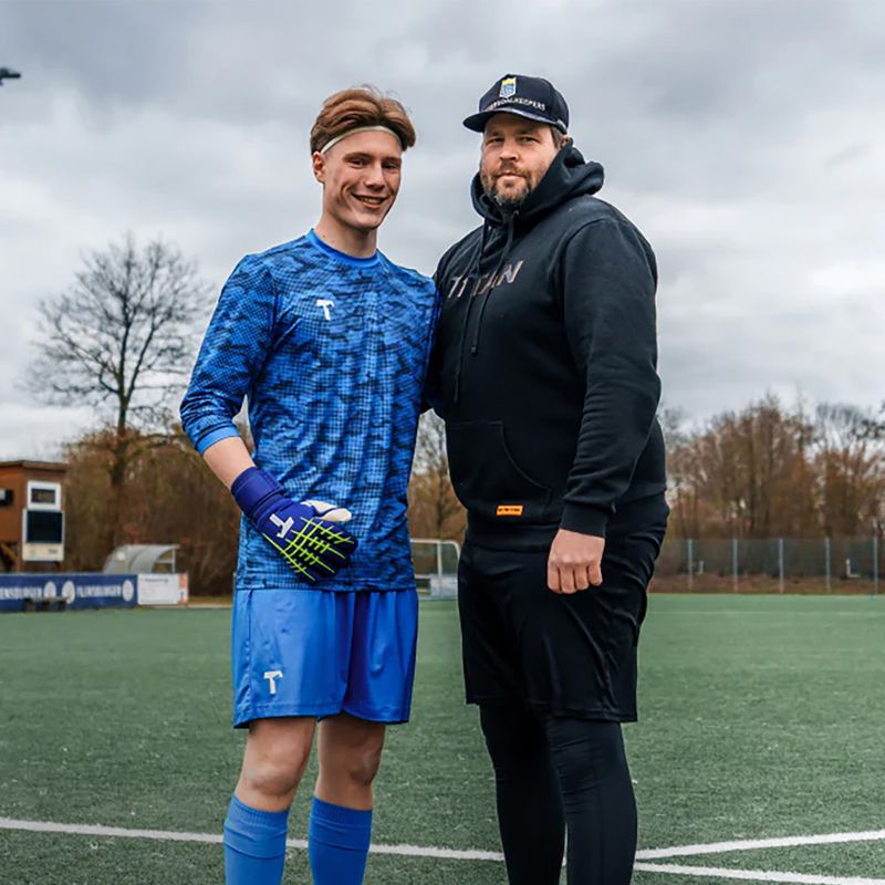 Вратарски ръкавици T1TAN Blue Beast 3.0 blue/white 7