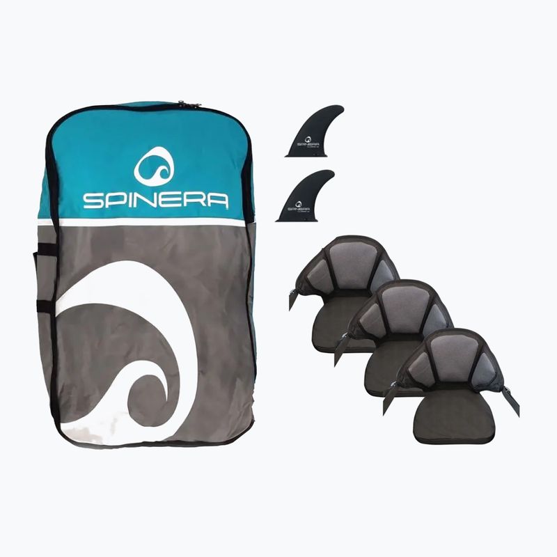 SPINERA Hybris 475 тил/бял/сив надуваем каяк за 3 лица 6