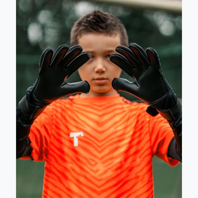 Детски ръкавици за вратар T1TAN Rebel 2.0 black out 5
