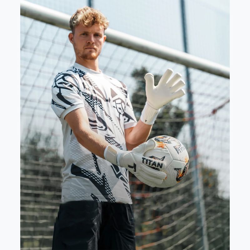 Вратарски ръкавици T1TAN Legend 1.0 white out 5