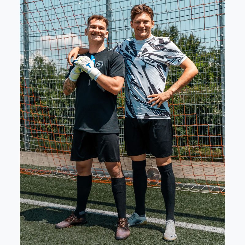 Вратарски ръкавици  T1TAN Rebel 2.0 X LORIS_GK white/blue/yellow 8