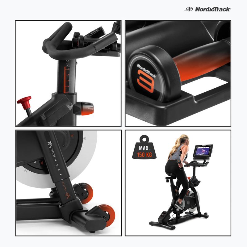 NordicTrack Търговски S15i въртящ се велосипед 13