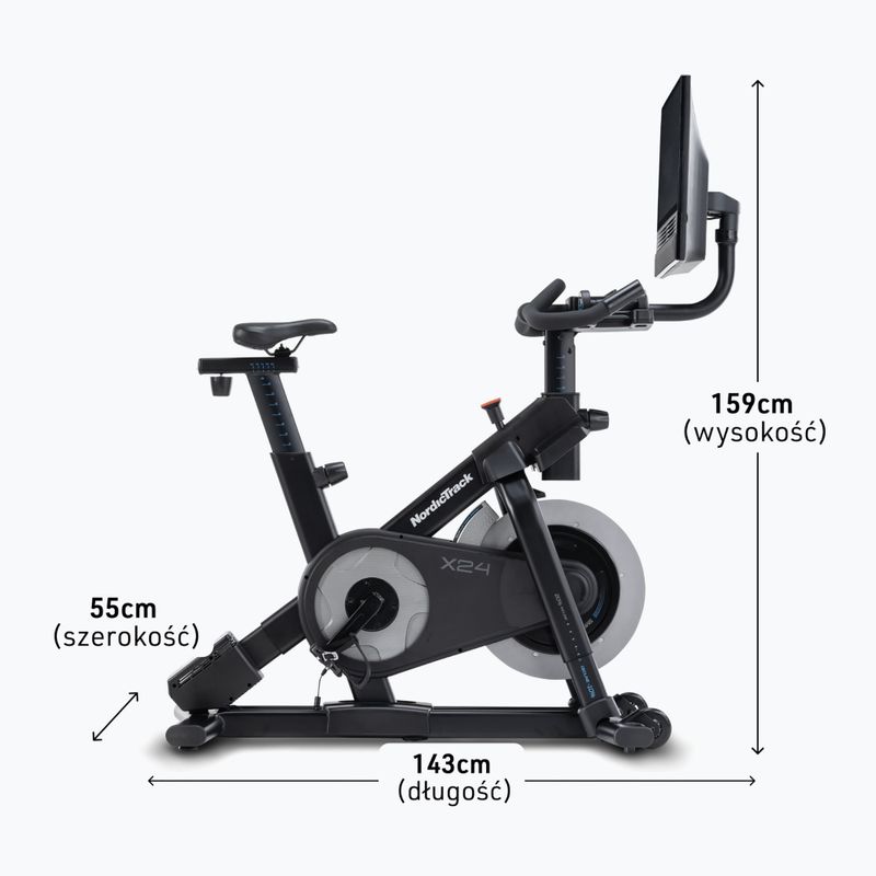 Спининг байк NordicTrack X24 black 3