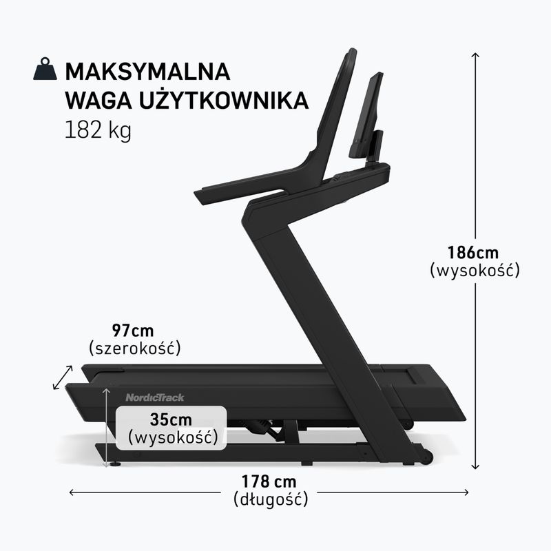 Електрическа пътека за бягане NordicTrack X16 black 2