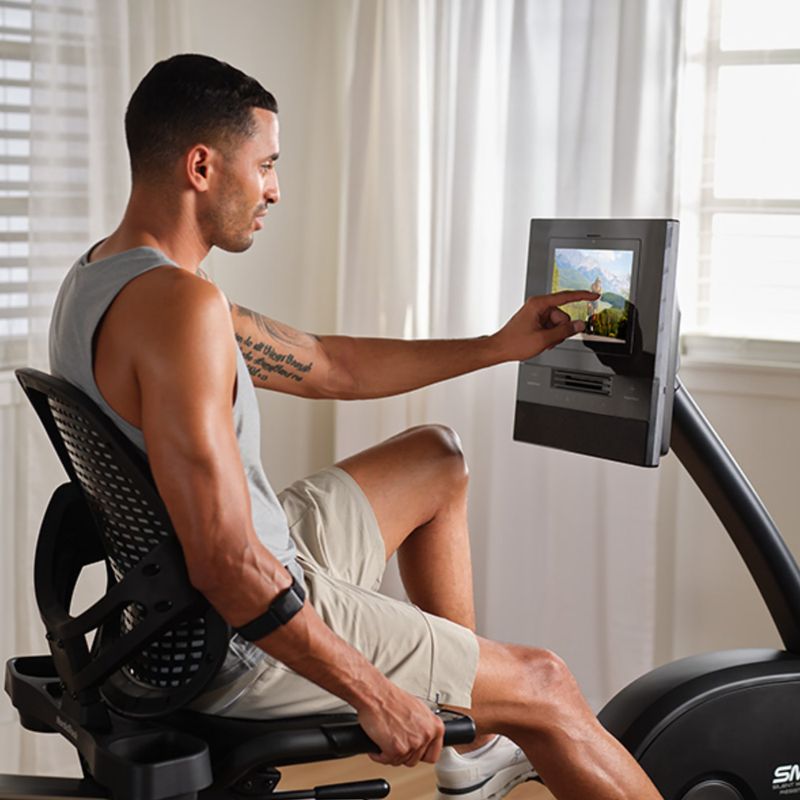 Хоризонтален стационарен велосипед NordicTrack G10 black 8