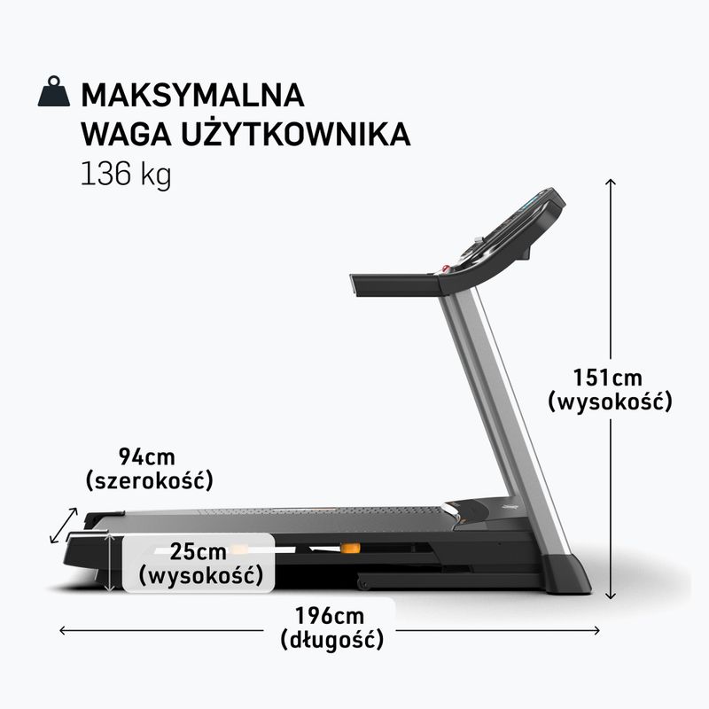 Електрическа пътека за бягане NordicTrack T Series 6.5 Treadmill black 6