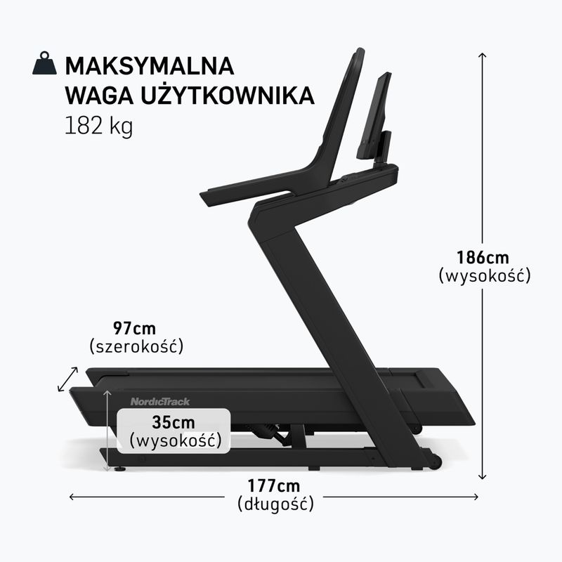 Електрическа пътека за бягане NordicTrack X24 black 4