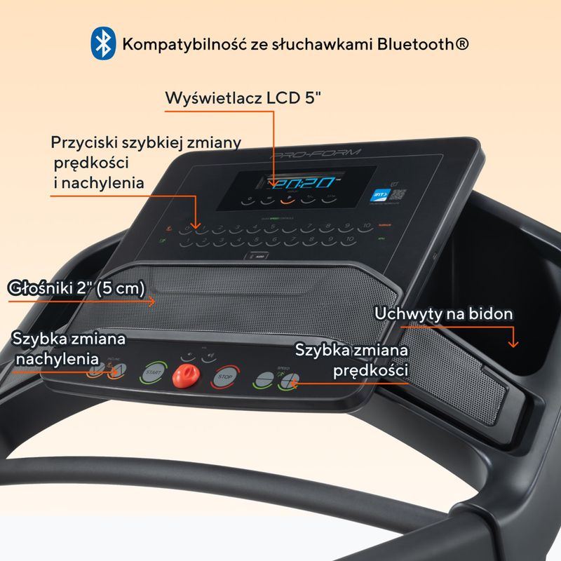 Електрическа пътека за бягане ProForm Carbon TL black 4