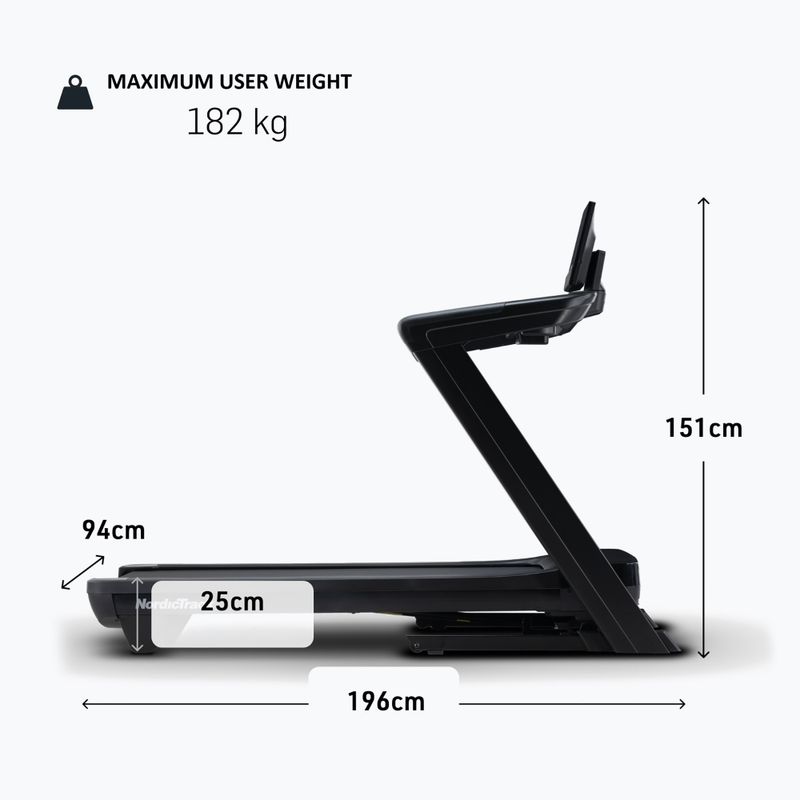 Електрическа пътека за бягане NordicTrack Commercial 1250 black 9