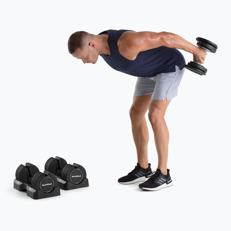 Регулируеми дъмбели NordicTrack 2 x 25 kg black 5