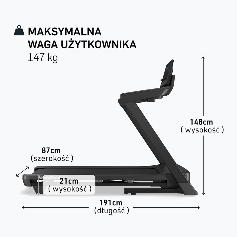 Електрическа пътека за бягане NordicTrack T8 black 7