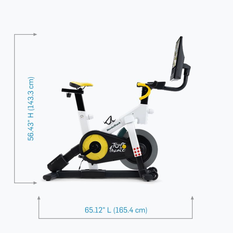 Спининг байк NordicTrack Tour de France black/white/yellow 9