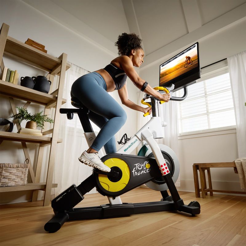 Спининг байк NordicTrack Tour de France black/white/yellow 14