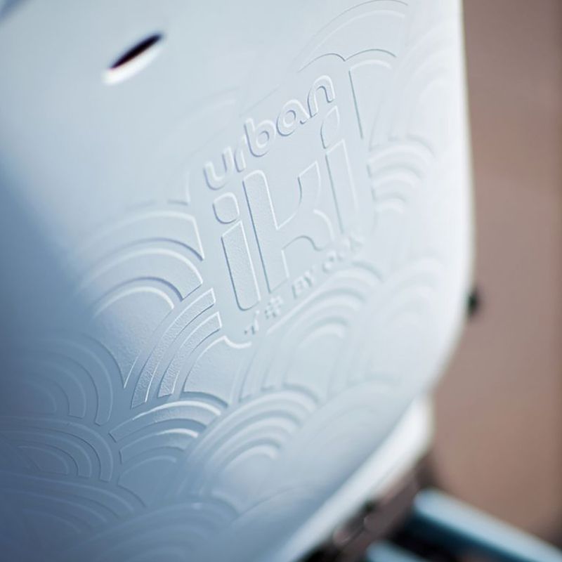 Задна седалка за велосипед за багажник URBAN IKI, синя U-213907 12