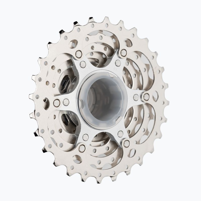 Касета за велосипеди Shimano 10 скорости CS-5700 10rz 11-28 сребърна ICS570010128 2