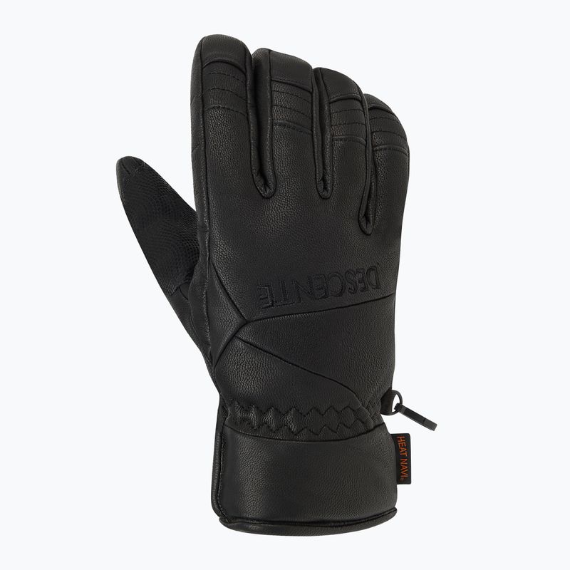 Мъжки ски ръкавици Descente Leather black 2