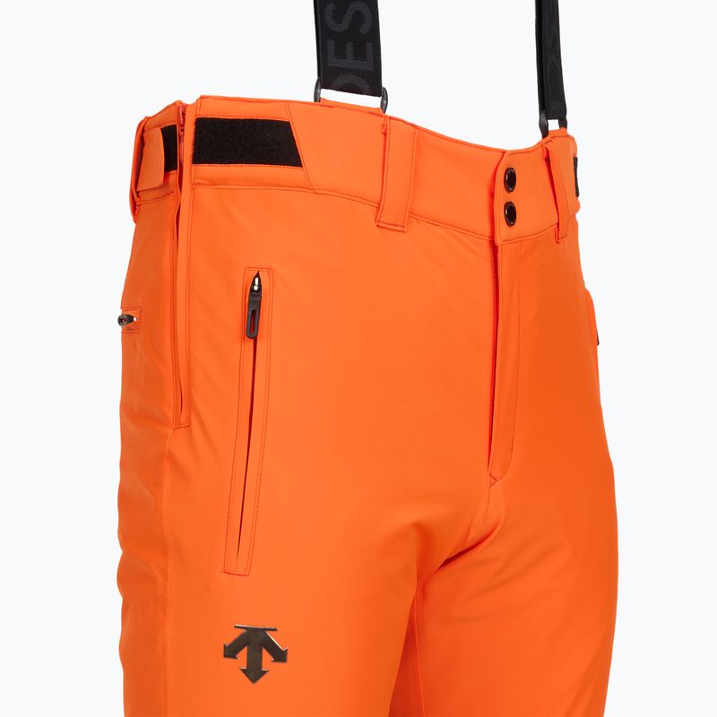 Мъжки скиорски панталони Descente Smooth mandarin orange 3