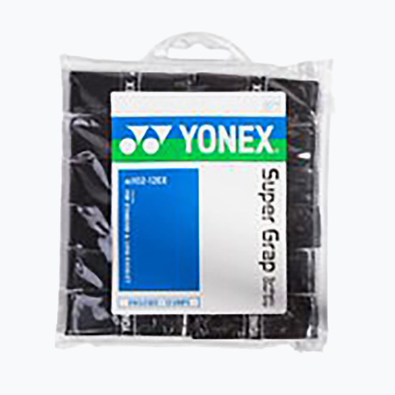 Обвивки за ракети за бадминтон YONEX черни AC 102-12