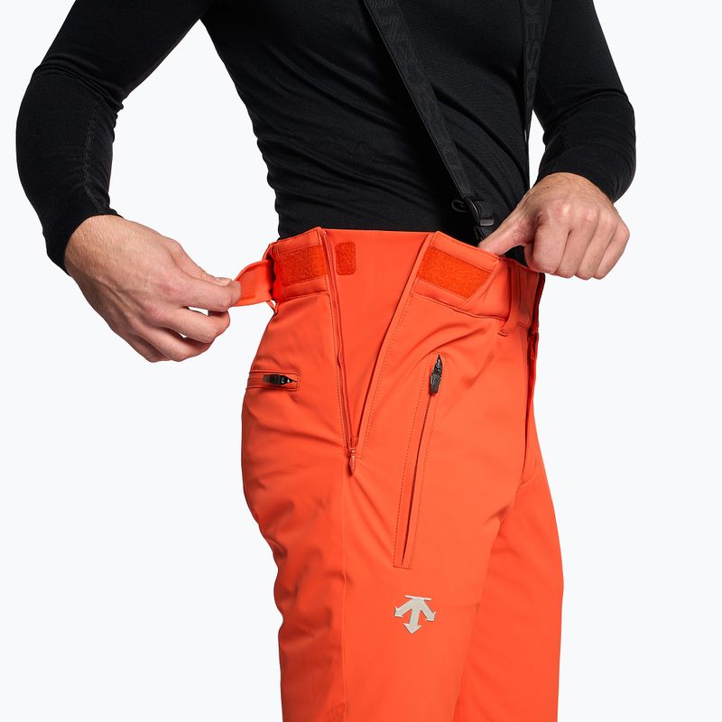Мъжки ски панталони Descente Swiss mandarin orange 3