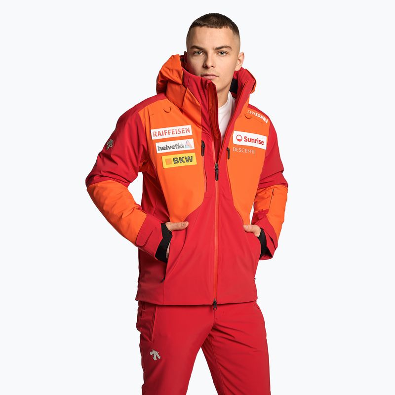 Мъжко ски яке Descente Swiss mandarin orange