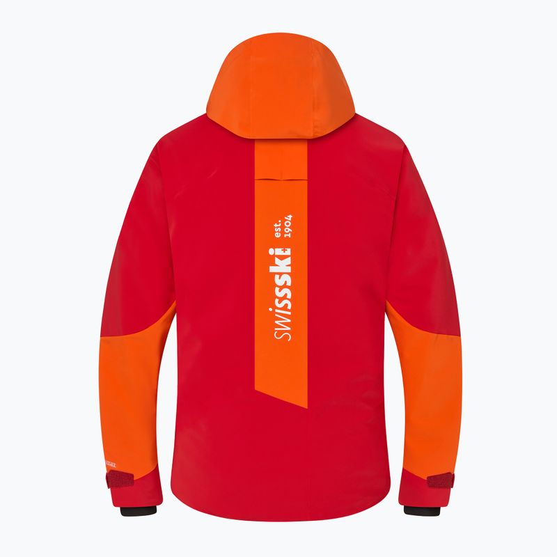 Мъжко ски яке Descente Swiss mandarin orange 8