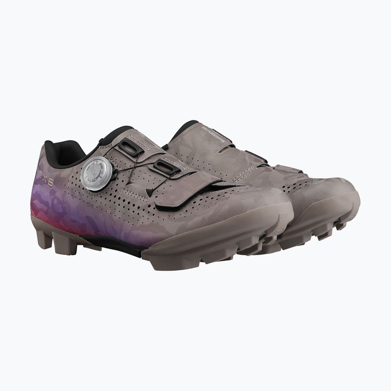 Дамски обувки за гравъл велосипед Shimano SH-RX600 gray/purple 3