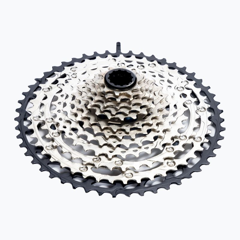 Shimano CS-M7100 12-редова 10-51 сребърна велосипедна касета ICMS7100051